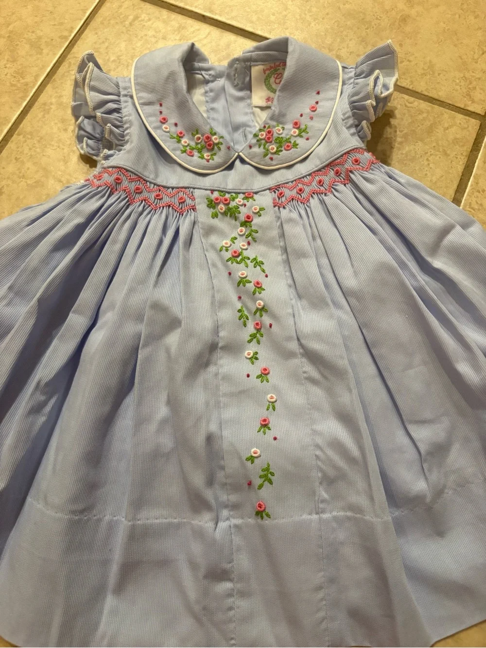 Cecil and Lou smocked dress size 6 months
